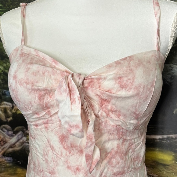 AUW Pink Tie-Dye Button-Down Dress - Picture 3 of 8